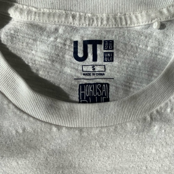 Uniqlo UT Hokusai Blue Sz.S - Picture 3 of 4